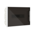 Щиток 12 мод встраиваемый FRAME, белый, с тонированной дверцей, с 2 шинами PEN на 6 и 8 отв. F12 DKC