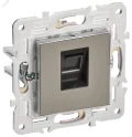 SKANDY Розетка компьютерная RJ45 кат.5E SK-K01N никель IEK SK-K10-1-K50