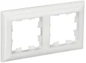 BRITE Рамка 2 поста РУ-2-Бр белый/белый IEK BR-M22-12-K01