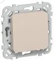 FLITE Выключатель 1-клавишный кнопочный 10А ВС11-2-0-ФлЛ льняной IEK FI-V14-0-10-1-K88
