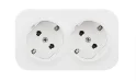 Розетка двойная Quteo с заземлением белая Legrand 782233