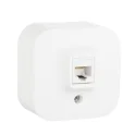 Розетка RJ45 категория 5е UTP Quteo Белый Legrand 782224