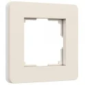 Рамка на 1 пост Split (айвори/белый, soft-touch)/ W0013066 Werkel a067251