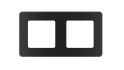 Рамка - 2 поста - INSPIRIA - антрацит Legrand 673943