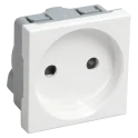 РКС-20-20-П-К Розетка без з/к 2к (2 мод) ПРАЙМЕР белая IEK CKK-40D-RSB2-K01-K