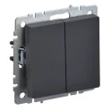 BRITE Выключ. 2-кл. прох. 10А ВС10-2-6-БрГ граф. IEK BR-V22-0-10-K53