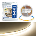 Светодиодная COB лента LS530, 512SMD(2110)/м 12Вт/м 24V 5000*10*1.8мм 3000К IP20 Feron 48970