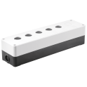 Корпус КП105(6) для кнопок 5(6)мест белый IEK BKP10-6-K01