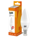 Лампа LED C35 свеча 5Вт 230В 3000К E14 IEK LLE-C35-5-230-30-E14