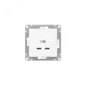 Эпика Механизм розетки USB-C - 2шт белый EKF UP1-SOW-2USBC