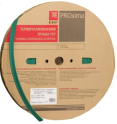 Термоусаживаемая трубка ТУТ нг 8/4 зелёная рулон PROxima EKF tut-8-j