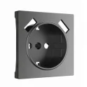 Накладка для розетки USB (графит матовый) W1179564 Werkel a063113