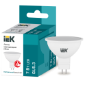 Лампа LED MR16 софит 7Вт 230В 4000К GU5.3 IEK LLE-MR16-7-230-40-GU5