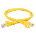 Шнур коммутационный кат.5Е UTP 2м желтый GENERICA PC05-C5EU-2M-G