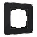 Рамка на 1 пост Elite (черный, стекло) W0012448 Werkel a063819