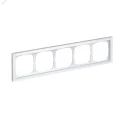 ARTGALLERY PURE 5-постовая РАМКА, МАТОВОЕ ОРГАНИЧЕСКОЕ СТЕКЛО БЕЛЫЙ Systeme Electric GAL330105