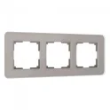 Рамка из стекла на 3 поста Elite дымчатый W0032417 Werkel a057876