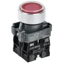 Кнопка LA167-BAF45 d=22мм 1з+1р красная IEK BBT20-BAF45-3-22-67-K04