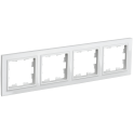 BRITE Рамка 4-мест. РУ-4-БрБ бел. IEK BR-M42-K01