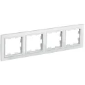 BRITE Рамка 4-мест. РУ-4-БрБ бел. IEK BR-M42-K01