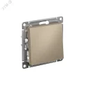 Переключатель одноклавишный ATLASDESIGN схема 6 10АХ механизм шампань Systeme Electric ATN000561
