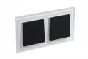 ATLASDESIGN NATURE 2-постовая РАМКА, ОРГАНИЧЕСКОЕ СТЕКЛО БЕЛЫЙ Systeme Electric ATN320102