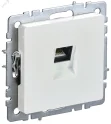 BRITE Розетка компьютерная RJ45 кат.6 РК11-БрЖ жемчуг IEK BR-K10-2-K36