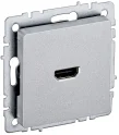 BRITE Розетка HDMI РHDMI-0-БрА алюминий IEK BR-H10-K47