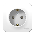 BLANCA О/У РОЗЕТКА с заземлением без шторок ИЗОЛ.ПЛ., 16А, 250В, БЕЛЫЙ Systeme Electric BLNRA010111