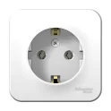 BLANCA О/У РОЗЕТКА с заземлением без шторок ИЗОЛ.ПЛ., 16А, 250В, БЕЛЫЙ Systeme Electric BLNRA010111