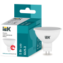 Лампа LED MR16 софит 5Вт 230В 4000К GU5.3 IEK LLE-MR16-5-230-40-GU5