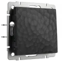 Выключатель одноклавишный (черный) Hammer W1210008 Werkel a052054