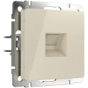 Телефонная розетка RJ-11 (слоновая кость) /WL03-RJ-11-ivory 5шт./уп Werkel a028895