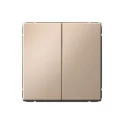 ARTGALLERY 2-клавишный ВЫКЛЮЧАТЕЛЬ, сх.5, 10АХ, механизм, ПЕСОЧНЫЙ Systeme Electric GAL001251