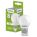 Лампа LED G45 шар 8Вт 230В 4000К E27 GENERICA LL-G45-08-230-40-E27-G
