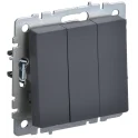 BRITE Выключ. 3-кл. 10А ВС10-3-0-БрГ граф. IEK BR-V30-0-10-K53