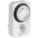 РТМ-2 Розетка-таймер мех инд 15мин 24ч 96on/off 16А IP20 IEK ERT-20-1-16-S-15-1-20-K01
