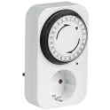 РТМ-2 Розетка-таймер мех инд 15мин 24ч 96on/off 16А IP20 IEK ERT-20-1-16-S-15-1-20-K01