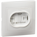 KVARTA Роз. 2-мест. комп. RJ45 кат.5е РК12-КБ бел. IEK KV-K20-K01
