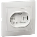 KVARTA Роз. 2-мест. комп. RJ45 кат.5е РК12-КБ бел. IEK KV-K20-K01
