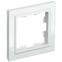 BRITE Рамка 1-мест. РУ-1-БрБ бел. IEK BR-M12-K01