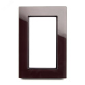 Рамка 2-местная (без перемычки), стекло, серия Катрин, GFR00-7012-04, шоколад STEKKER 39569
