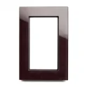 Рамка 2-местная (без перемычки), стекло, серия Катрин, GFR00-7012-04, шоколад STEKKER 39569