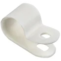 Скоба крепежная 9мм нейлоновая белая (50шт) IEK USK11-09-050-K01