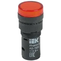 Лампа AD22DS(LED)матрица d22мм красный 230В IEK BLS10-ADDS-230-K04