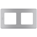 Рамка - 2 поста - INSPIRIA - алюминий Legrand 673942