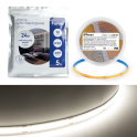 Светодиодная COB лента LS530, 480SMD(2110)/м 12Вт/м 24V 5000*10*1.8мм 4000К IP20 Feron 48271
