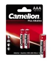 Мизинчиковая батарейка ААА 1.5В Plus Alkaline LR03 BL-2 (2 шт) Camelion 1651