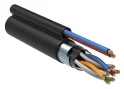 Кабель комб. UTP 5E 4x2x0.5 + 2x0.75 outdoor эконом, 200 м ELETEC 05-016