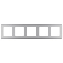 Рамка - 5 постов - INSPIRIA - алюминий Legrand 673972